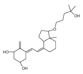 (1R,3S,5E)-5-[(2E)-2-[(3aS,7aS)-1-(4-hydroxy-4-methylpentoxy)-7a-methyl-2,3,3a,5,6,7-hexahydro-1H-inden-4-ylidene]ethylidene]-4-methylidenecyclohexane-1,3-diol Structure