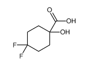 4,4-二氟-1-羟基环己烷-1-羧酸图片