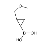 [(1R,2R)-2-(methoxymethyl)cyclopropyl]boronic acid Structure