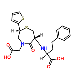 Temocaprilat Structure