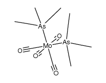 bis(triethylarsine)molybdenum tetracarbonyl结构式