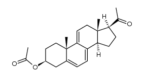 3β-acetoxy-pregna-5,7,9(11)-trien-20-one结构式