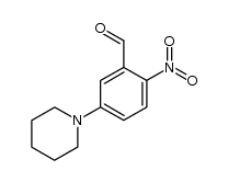 5-(piperidin-1-yl)-2-nitrobenzaldehyde Structure