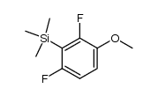 2-(trimethylsilyl)-4-methoxy-1,3-difluorobenzene Structure