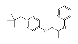 2-[1-[4-(2,2-dimethylpropyl)phenoxy]propan-2-yloxy]pyridine Structure