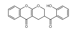 3-(2-hydroxybenzoyl)-3,4-dihydro-2H,5H-pyrano[2,3-b]chromen-5-one Structure