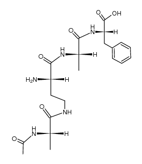 Ac-Ala-isoDABA-Ala-Phe-OH Structure