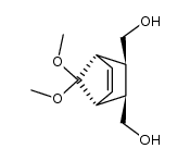 endo-7,7-dimethoxy-2,3-bis-hydroxymethylbicyclo[2.2.1]hept-5-ene Structure