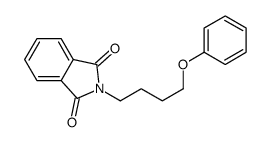 2-(4-phenoxybutyl)isoindole-1,3-dione结构式