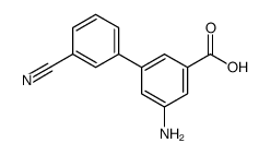 3-amino-5-(3-cyanophenyl)benzoic acid结构式