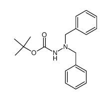 N2-Dibenzyl-N1-t-butoxycarbonylhydrazin结构式