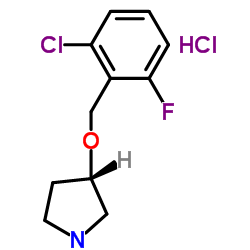 (3S)-3-[(2-Chloro-6-fluorobenzyl)oxy]pyrrolidine hydrochloride (1:1) picture