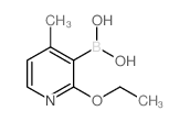 2-Ethoxy-4-methylpyridine-3-boronic acid结构式