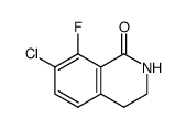 7-chloro-8-fluoro-3,4-dihydro-2H-isoquinolin-1-one Structure