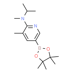 N-isopropyl-N,3-dimethyl-5-(4,4,5,5-tetramethyl-1,3,2-dioxaborolan-2-yl)pyridin-2-amine picture