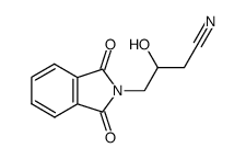 4-(1,3-dioxo-1,3-dihydro-2H-isoindol-2-yl)-3-hydroxybutanenitrile结构式