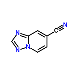 [1,2,4]Triazolo[1,5-a]pyridine-7-carbonitrile结构式