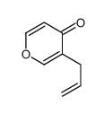 3-prop-2-enylpyran-4-one Structure