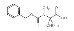 Z-N-Me-Aib-OH结构式