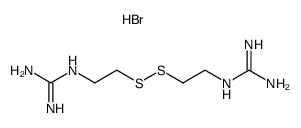 N,N'''-(3,4-dithia-hexanediyl)-di-guanidine, dihydrobromide结构式