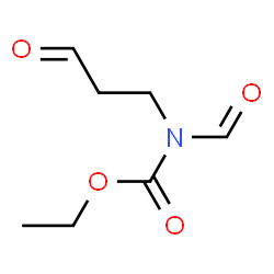 Carbamic acid,formyl(3-oxopropyl)-,ethyl ester (9CI) Structure