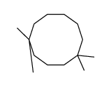 1,1,5,5-tetramethylcyclodecane Structure