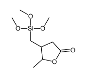 5-methyl-4-(trimethoxysilylmethyl)oxolan-2-one Structure