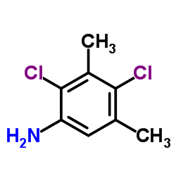 2,4-Dichloro-3,5-dimethylaniline结构式