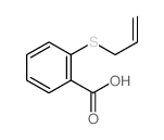 Benzoic acid,2-(2-propen-1-ylthio)-结构式