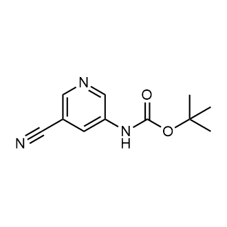 tert-Butyl (5-cyanopyridin-3-yl)carbamate Structure
