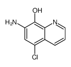 8-QUINOLINOL, 7-AMINO-5-CHLORO-结构式