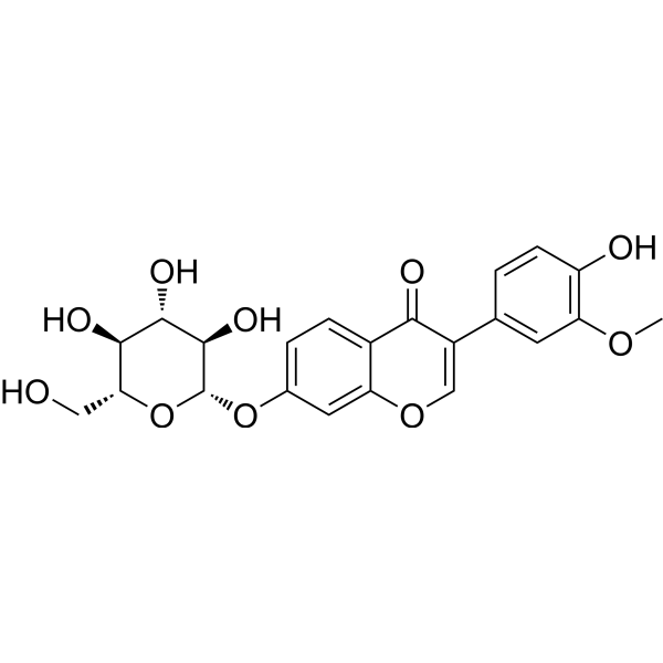 3'-甲氧基大豆苷图片