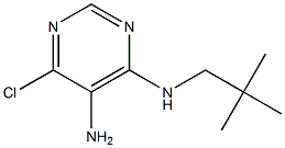 6-Chloro-N4-(2,2-diMethyl-propyl)-pyriMidine-4,5-diaMine结构式