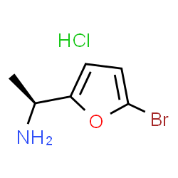 (S)-1-(5-Bromofuran-2-yl)ethanamine hydrochloride structure