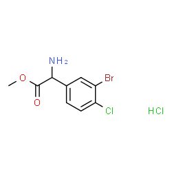 2-氨基-2-(3-溴-4-氯苯基)乙酸甲酯盐酸盐图片