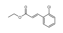 (E)-3-(2-氯苯基)丙烯酸乙酯结构式