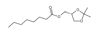 (R)-solketal octanoate Structure