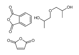 2-benzofuran-1,3-dione,furan-2,5-dione,1-(2-hydroxypropoxy)propan-2-ol结构式