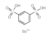 1,3-Benzenedisulfonicacid, barium salt (1:1) Structure