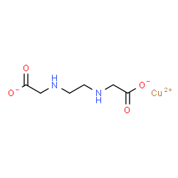 [[N,N'-ethylenebis[glycinato]](2-)-N,N',O,O']copper Structure