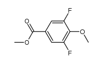 Methyl 3,5-difluoro-4-methoxybenzoate Structure