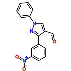 3-(3-Nitrophenyl)-1-phenyl-1H-pyrazole-4-carbaldehyde图片