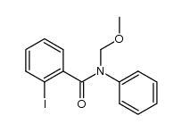 2-Iodo-N-methoxymethyl-N-phenylbenzamide Structure