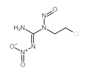 1-(2-chloroethyl)-2-nitro-1-nitroso-guanidine Structure