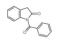 2H-Indol-2-one,1-benzoyl-1,3-dihydro- structure