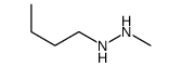 1-butyl-2-methylhydrazine Structure