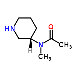 N-methyl-N-[(3S)-3-piperidyl]acetamide图片