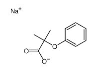 sodium 2-phenoxyisobutyrate结构式