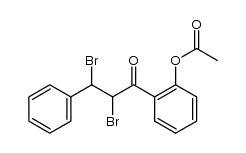 2'-acetoxychalcone dibromide结构式