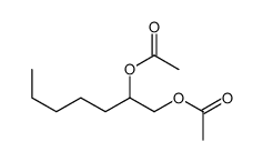 heptane-1,2-diyl diacetate structure